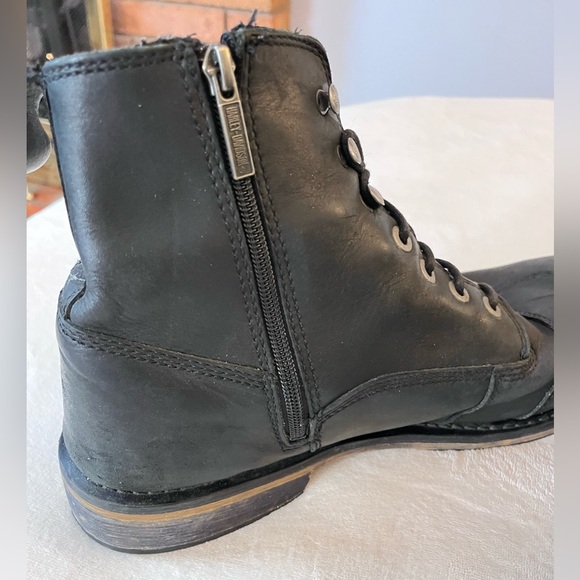 Harley-Davidson Men's Rugged Black Boots - Picture 5 of 7